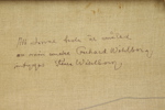 Gerhard Wihlborg, olja på duk, osignerad.
