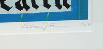 Gittan Jönsson, ''We are all austronauts'', Gicléetryck nr 23/55, signerad, 2007.
