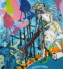 Gittan Jönsson, ''We are all austronauts'', Gicléetryck nr 23/55, signerad, 2007.