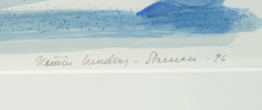 Kerstin Lundberg-Stenman, ''Livsträd'', originallitografi, signerad, 1996.