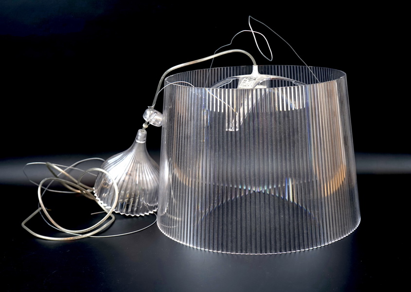 Ferruccio Lavaini, taklampa, plast, '' GE' '', Kartell, Italien.