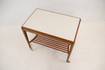 Serveringsvagn, teak/perstorpsplatta, 1950/60-tal.