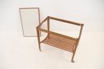 Serveringsvagn, teak/perstorpsplatta, 1950/60-tal.