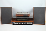 Stereo, skivspelare, bandspelare, högtalare, 4 delar, Blaupunkt.