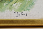 Carl Julius, "Skåne motiv", olja på duk, signerad.