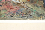 Gottfrid Olsson, olja på pannå, signerad, 1947.