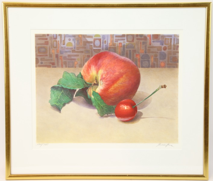 Maria Boczewska, litografi 196/280, signerad.