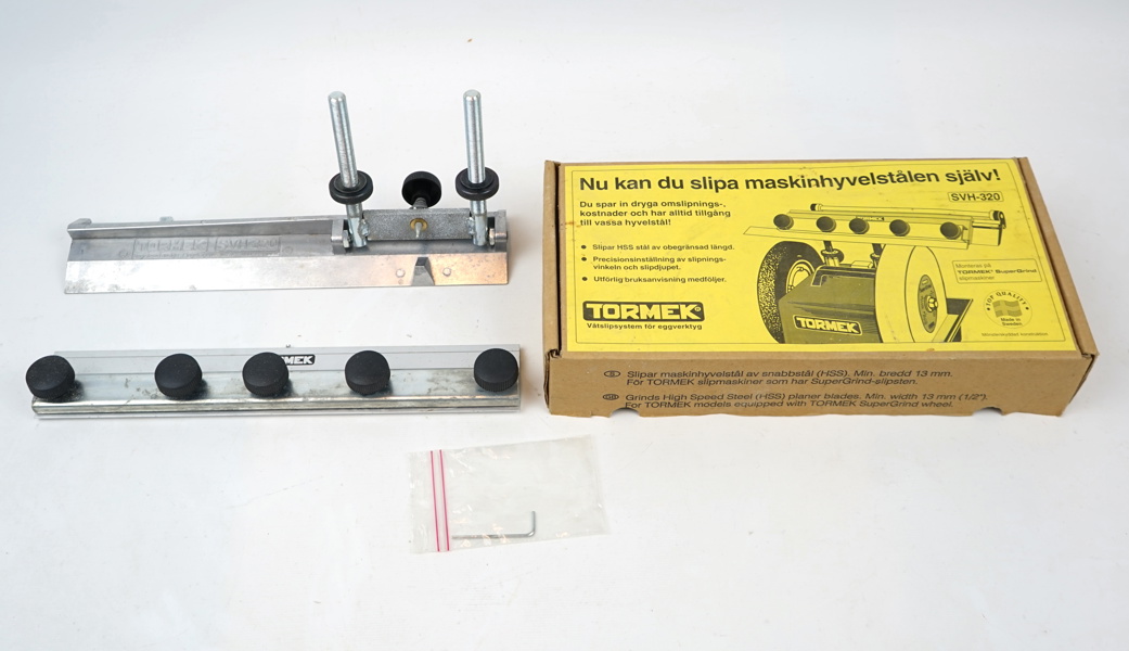 Jigg för maskinhyvelstål, Tormek SVH-320.
