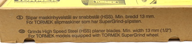 Jigg för maskinhyvelstål, Tormek SVH-320.