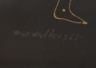 Max Walter Svanberg, "Oförnuftets stjärna", litografi, signerad, 1965.