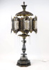 Bordslampa, metall/glas.