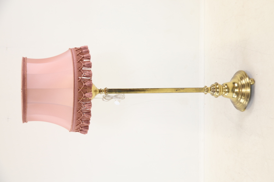 Golvlampa, metall/textil.