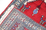 Matta, orientalisk, handknuten, ull.