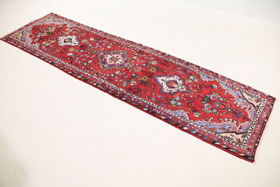 Matta, orientalisk, handknuten, ull.