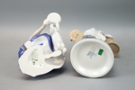 Figuriner, 2 st, porslin, Bing & Gröndahl och Royal Copenhagen.