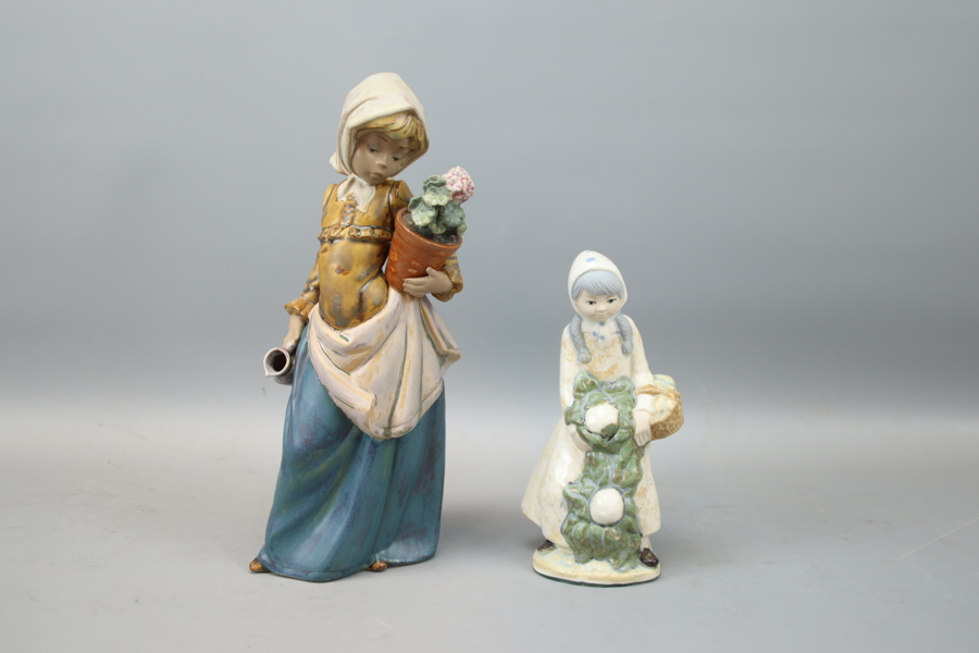 Figuriner, 2 st, Lladro och PAL.