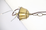 Taklampa, glas/metall, Tiffanystil.