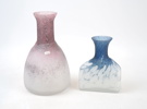 Monica Backström, vaser, 2 st, glas, Boda.
