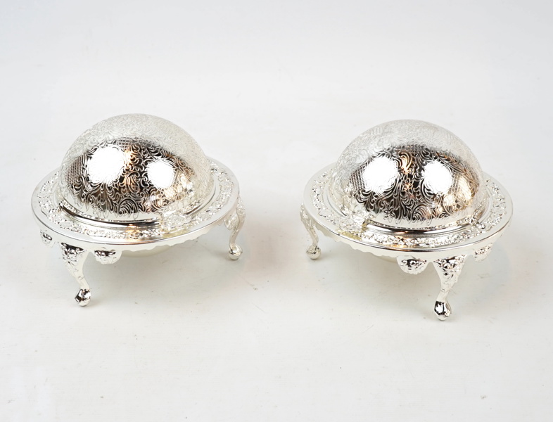Kaviargömma, metall/glas, England.