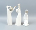 Figuriner, 3 st, porslin, bl.a Lladro, Spanien.