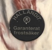 Gravvas, konstmassa, hallandit, 1900-talets andra hälft.
