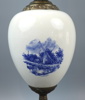 Bordslampa, glas/porslin.