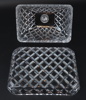 Ostkupa med fat, glas, 1900-tal.
