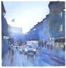 Lars R Johansson, ''Kungsgatan'', akvarell, signerad, 2013.