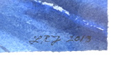 Lars R Johansson, ''Kungsgatan'', akvarell, signerad, 2013.