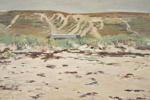Gert Aspelin, ''Röd tång, Vitemölle'', olja på duk, signerad, 1976.