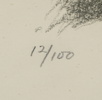 Ola Billgren, litografi nr 12/100, signerad, 1977.