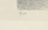 Ola Billgren, litografi nr 18/100, signerad, 1977.