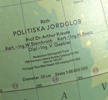 Jordglob med belysning, Räth Politiska Jordglob.