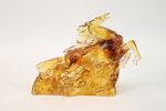 Figurin, glas, numrerad 537/800, otydligt signerad, Asien.