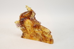 Figurin, glas, numrerad 537/800, otydligt signerad, Asien.
