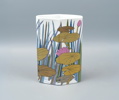 Alain Le Foll, vas, porslin, Studio-Linie, Rosenthal, Tyskland.