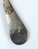 Kaffeskedar, 6 st, silver, 1863.