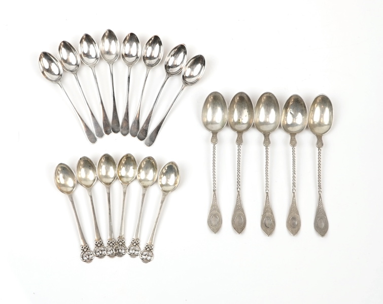 Skedar, 17 st, silver.