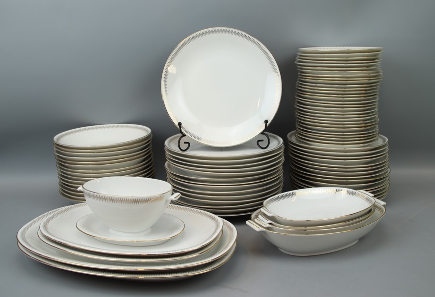 Matservis, 83 delar, porslin, Rörstrand.
