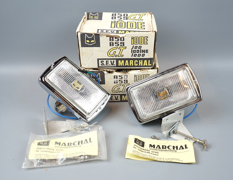 Strålkastare, ett par, S.E.V Marchal 850 859.