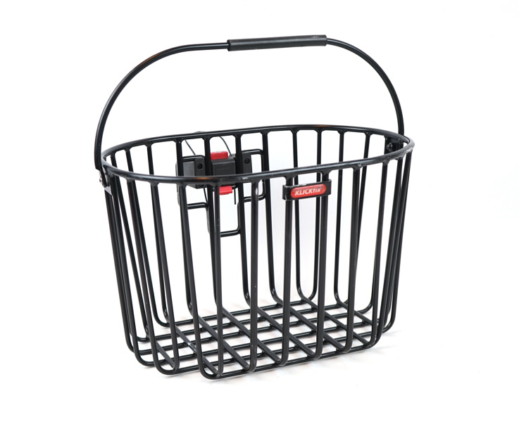 Cykelkorg, metall, Klickfix.