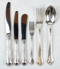 Bestickservis, 72 delar, nysilver, Chippendale.