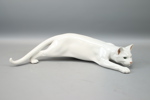 Carl Frederik Liisberg, figurin, katt, porslin, Royal Copenhagen.