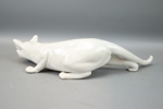 Carl Frederik Liisberg, figurin, katt, porslin, Royal Copenhagen.