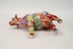 Figurin och termometrar, 3 delar, porslin/glas.