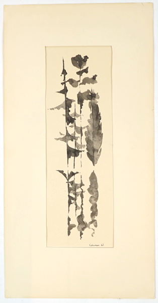 Gösta Calmeyer, vattenfärg, signerad, 1961.