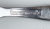Bestickservisdelar, 25 st, trä/rostfritt stål.