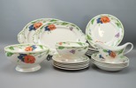 Matservis, 22 delar, porslin, "Amapola", Villeroy & Boch.