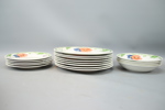 Matservis, 22 delar, porslin, "Amapola", Villeroy & Boch.