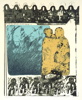 Hasse Hasselgren, litografi nr 252/300, signerad, 1978.